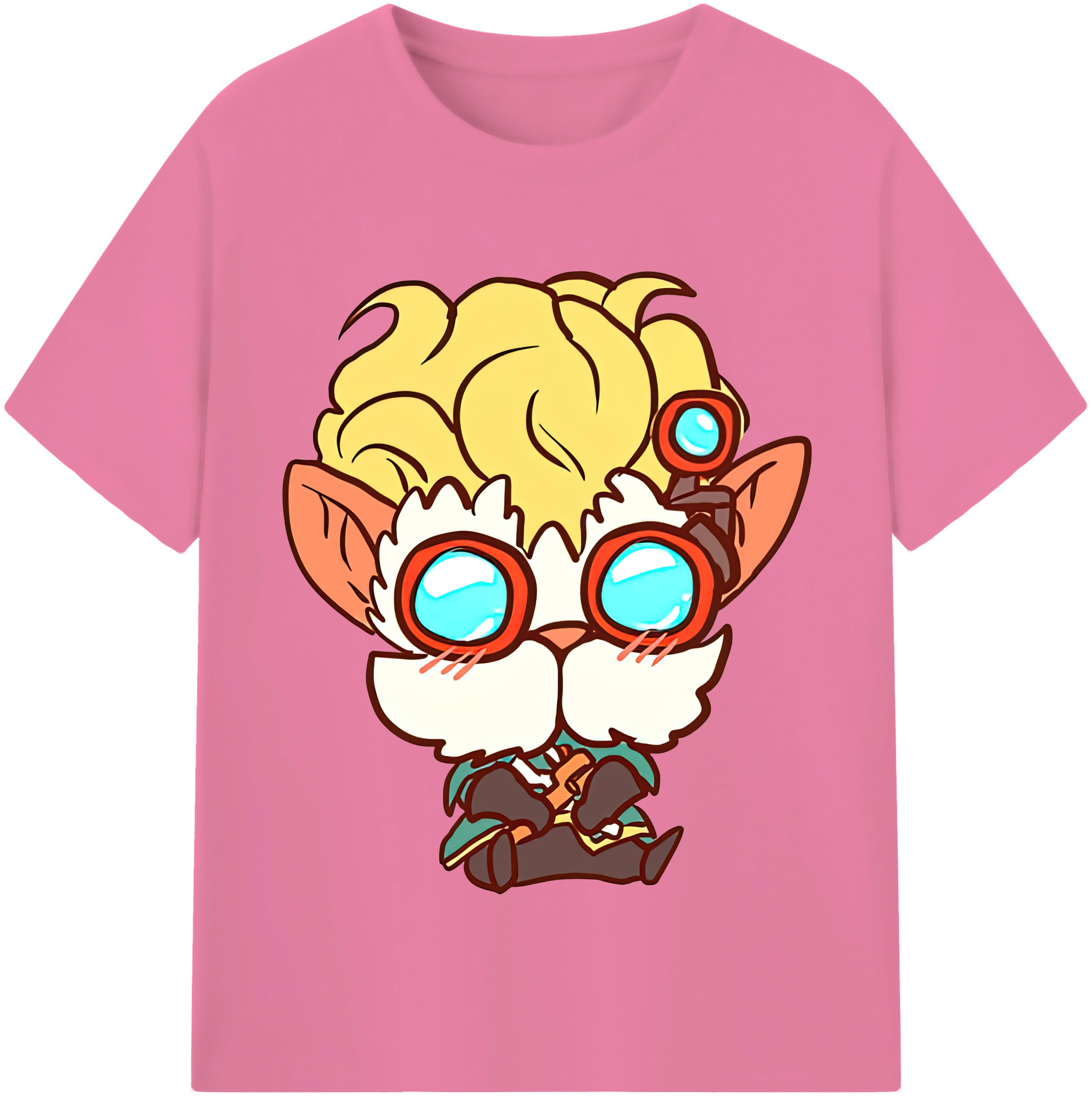 リーグ・オブ・レジェンド League of Legends LOL 綿100％半袖Tシャツ（フロントプリント）